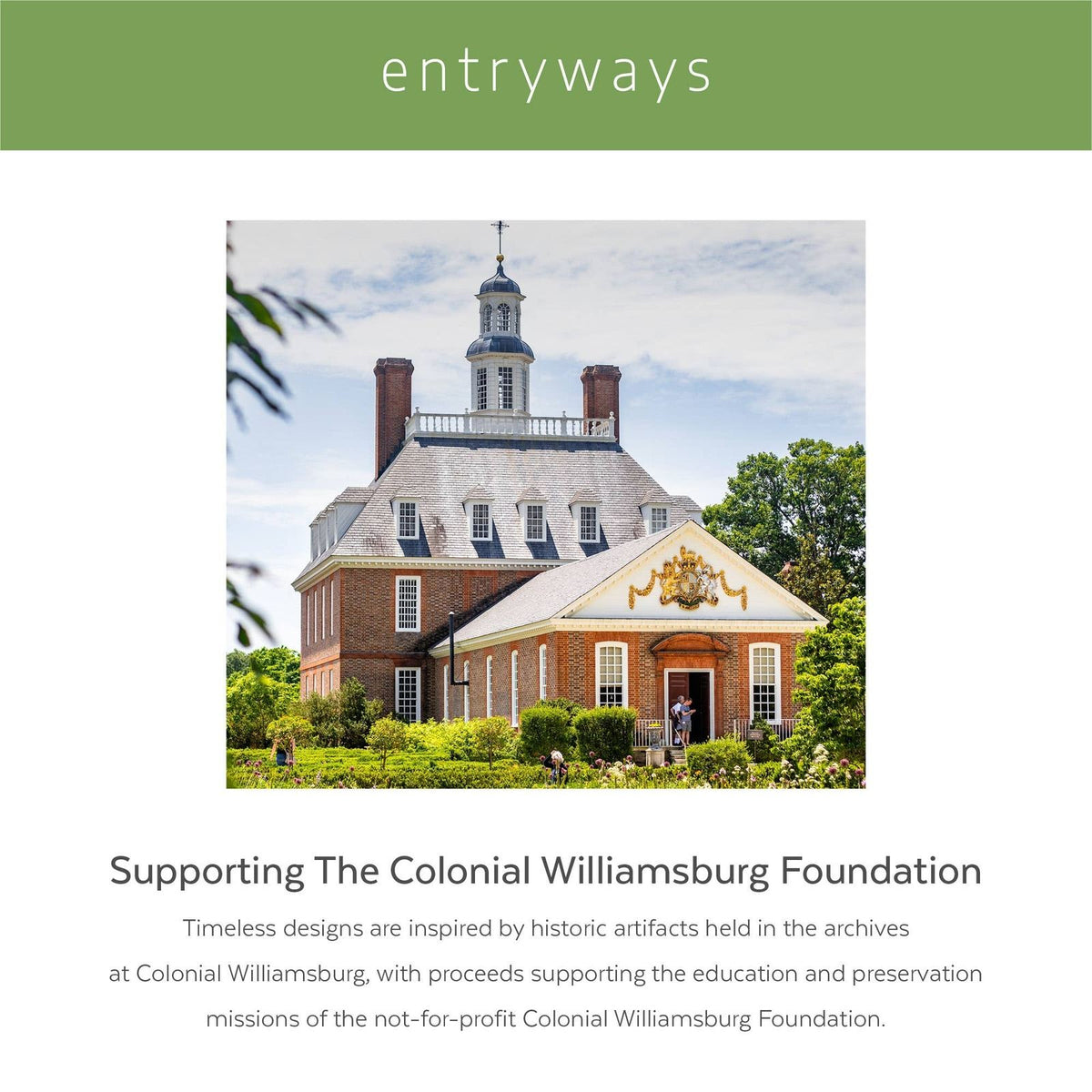 Handwoven Cardinal Holiday Entrance Mat - WILLIAMSBURG