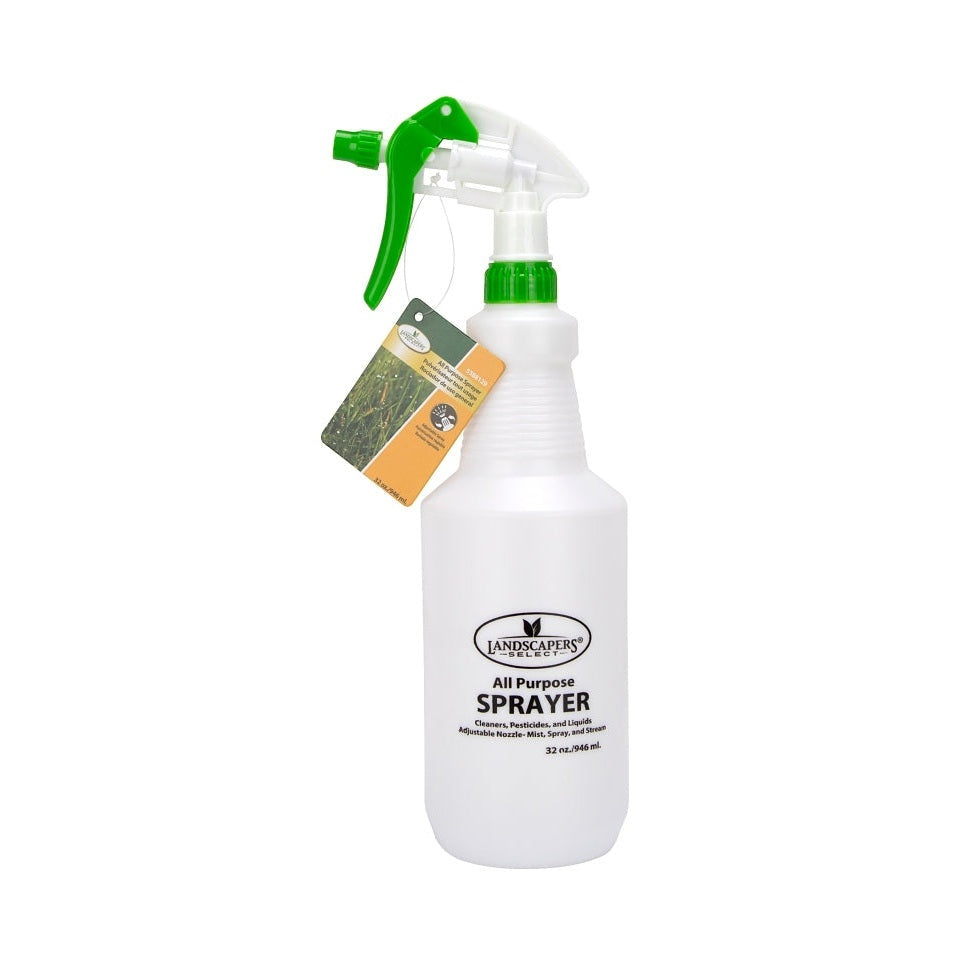 Landscapers Select - All-Purpose Sprayer, 946 ml (32 oz) Capacity, Adjustable Nozzle, Polyethylene, White 