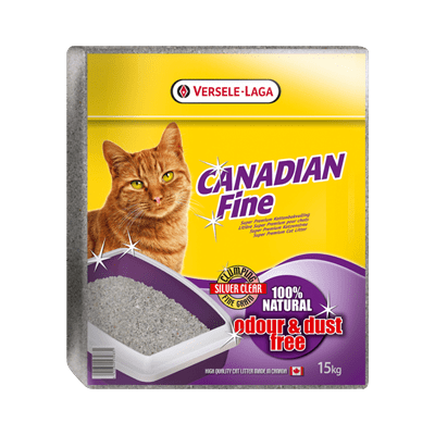 Versele Laga - Premium Clumping Cat Litter, Canadian Fine (15kg) 