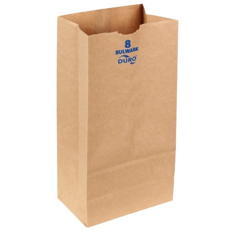 Sacs en papier kraft robustes à fond carré, paquet de 400 - Duro Bag