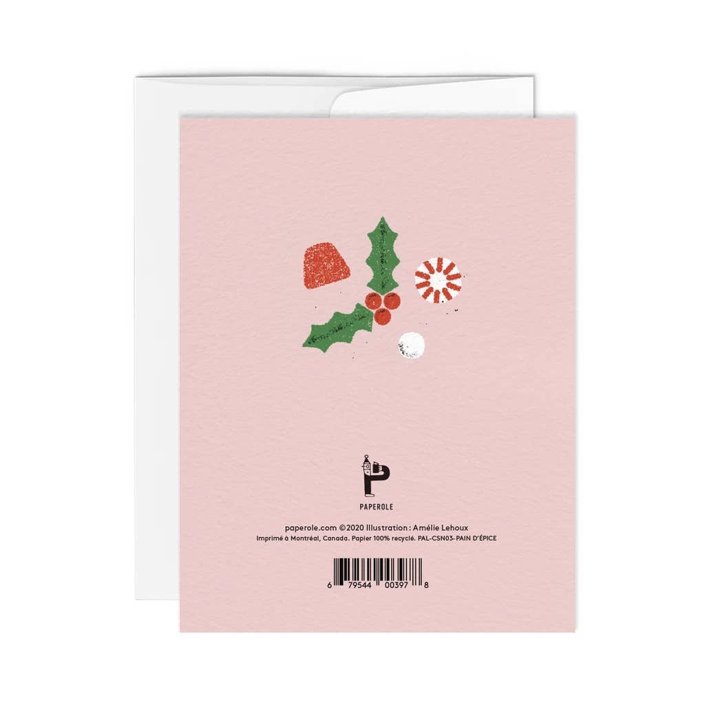 Carte de souhaits · GINGERBREAD COOKIE - Paperole