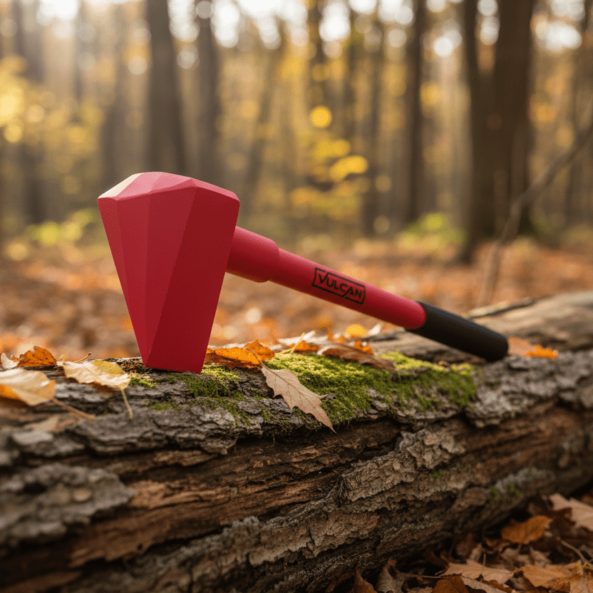 Masse à fendre le bois, tête de 5,4 kg, manche en acier, 68,6 cm - Vulcan