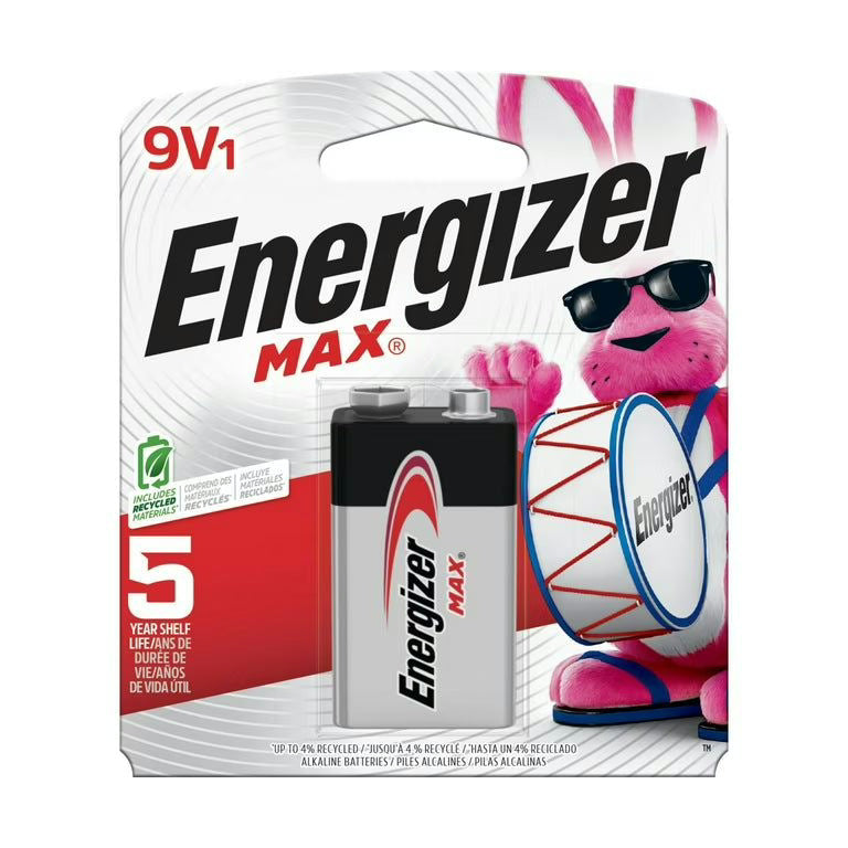 Energizer® MAX 9V Alkaline Batteries (1-Pack)