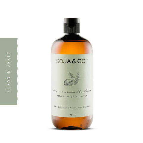 Liquide vaisselle | citron, sauge et romarin - SOJA&CO.
