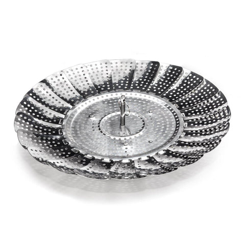 Fox Run Adjustable Steamer Basket, Stainless Steel, 11"