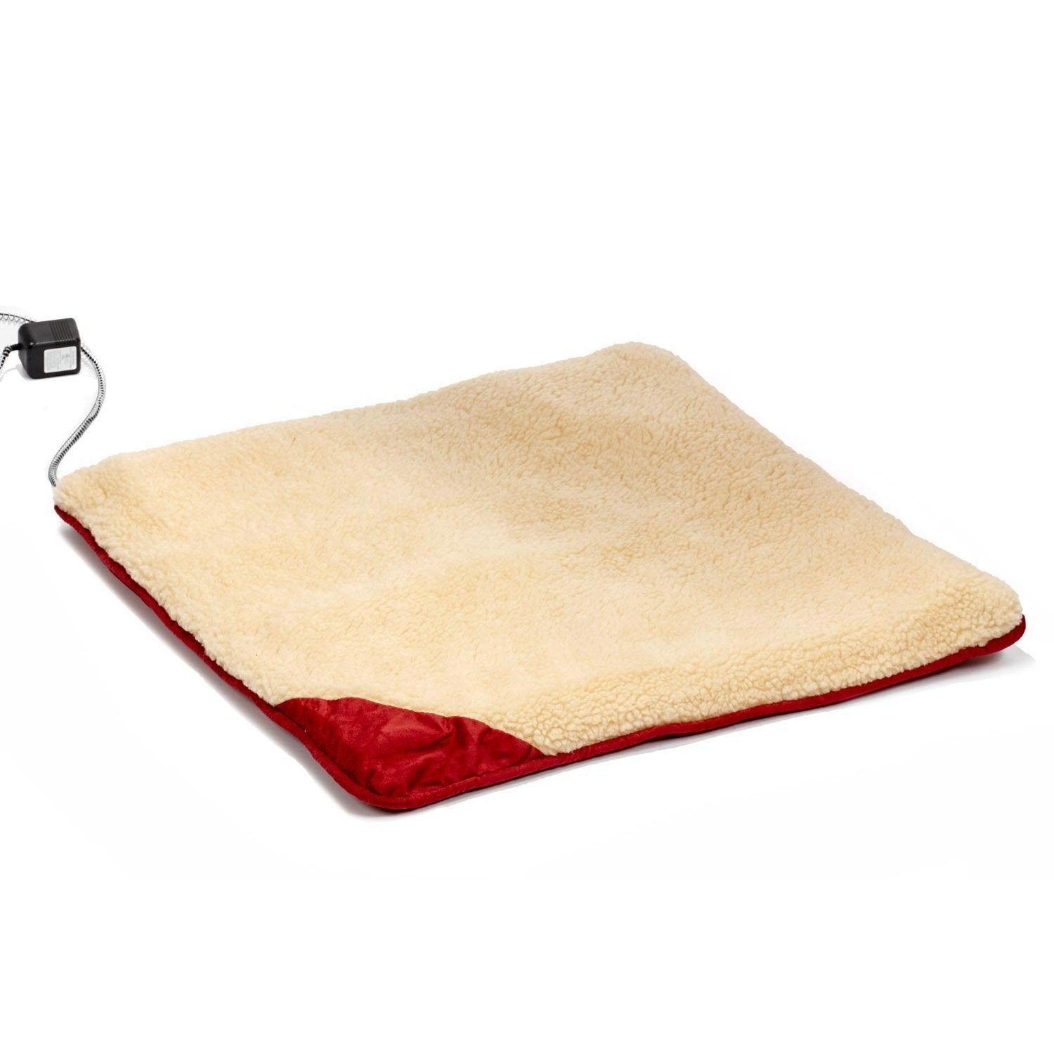 Lit Chauffant pour Animaux de Compagnie Grand 28x43 Pouces