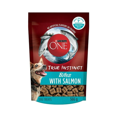 Bouchées avec saumon gâteries pour Chiens - Véritable Instinct - Purina ONE