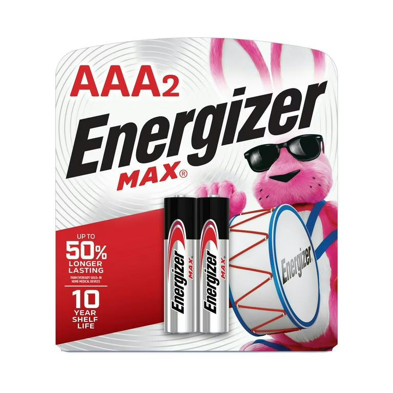 Energizer® MAX AAA Alkaline Batteries, (Pack of 2) 