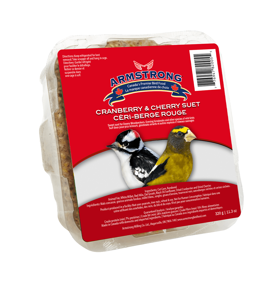 Armstrong - Cranberry & Cherry Suet (320g) 