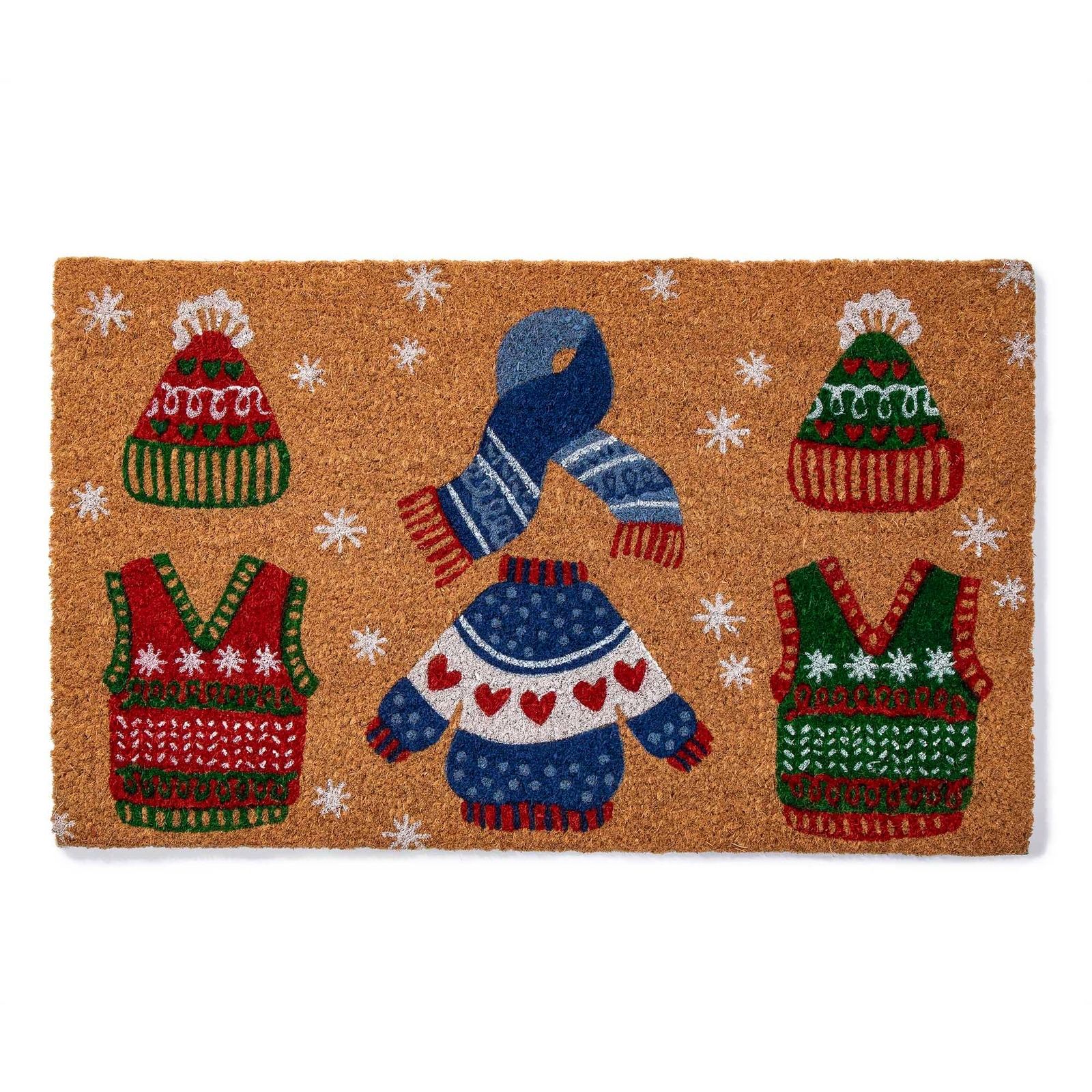 Entryways - Holiday Sweaters Coir Doormat