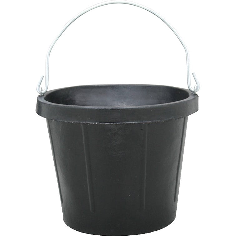 Seau utilitaire en caoutchouc noir 8 pte (7,6 L) - Fortex-Fortiflex