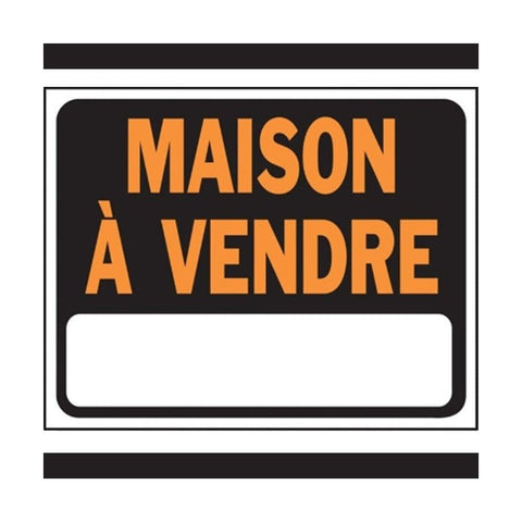 Panneau Maison à Vendre 36,8×47 cm - Hy-Ko