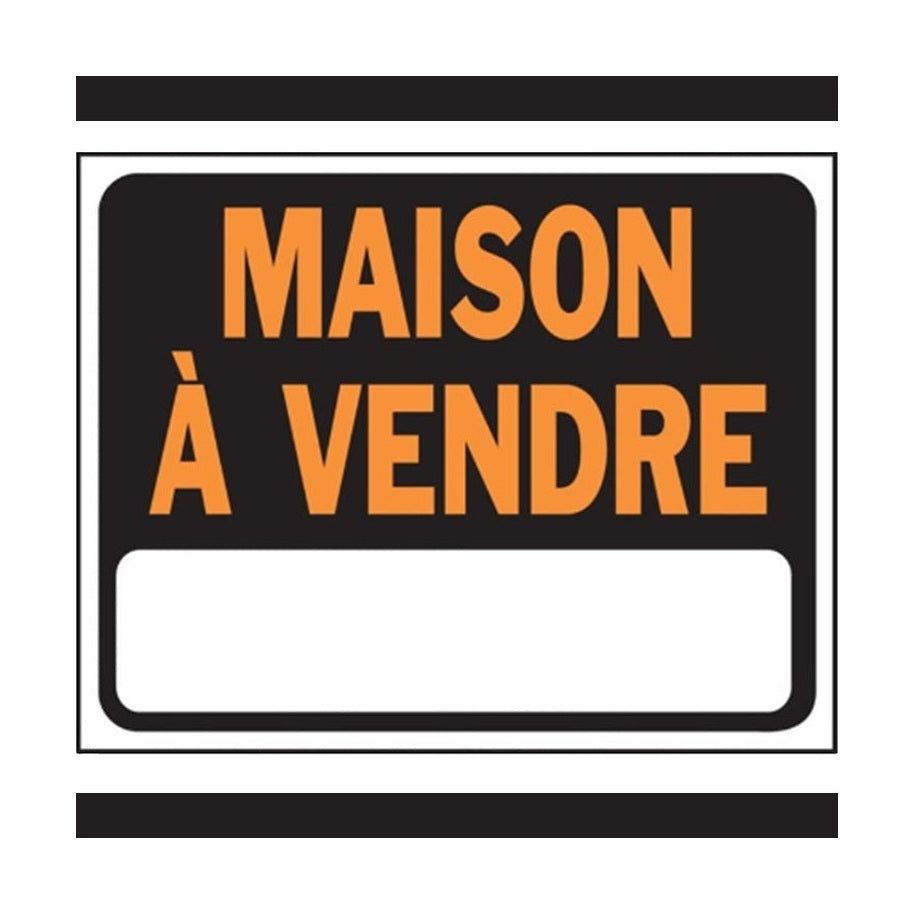 Panneau Maison à Vendre 36,8×47 cm - Hy-Ko