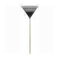 Poly toothed leaf rake, 22 pieces