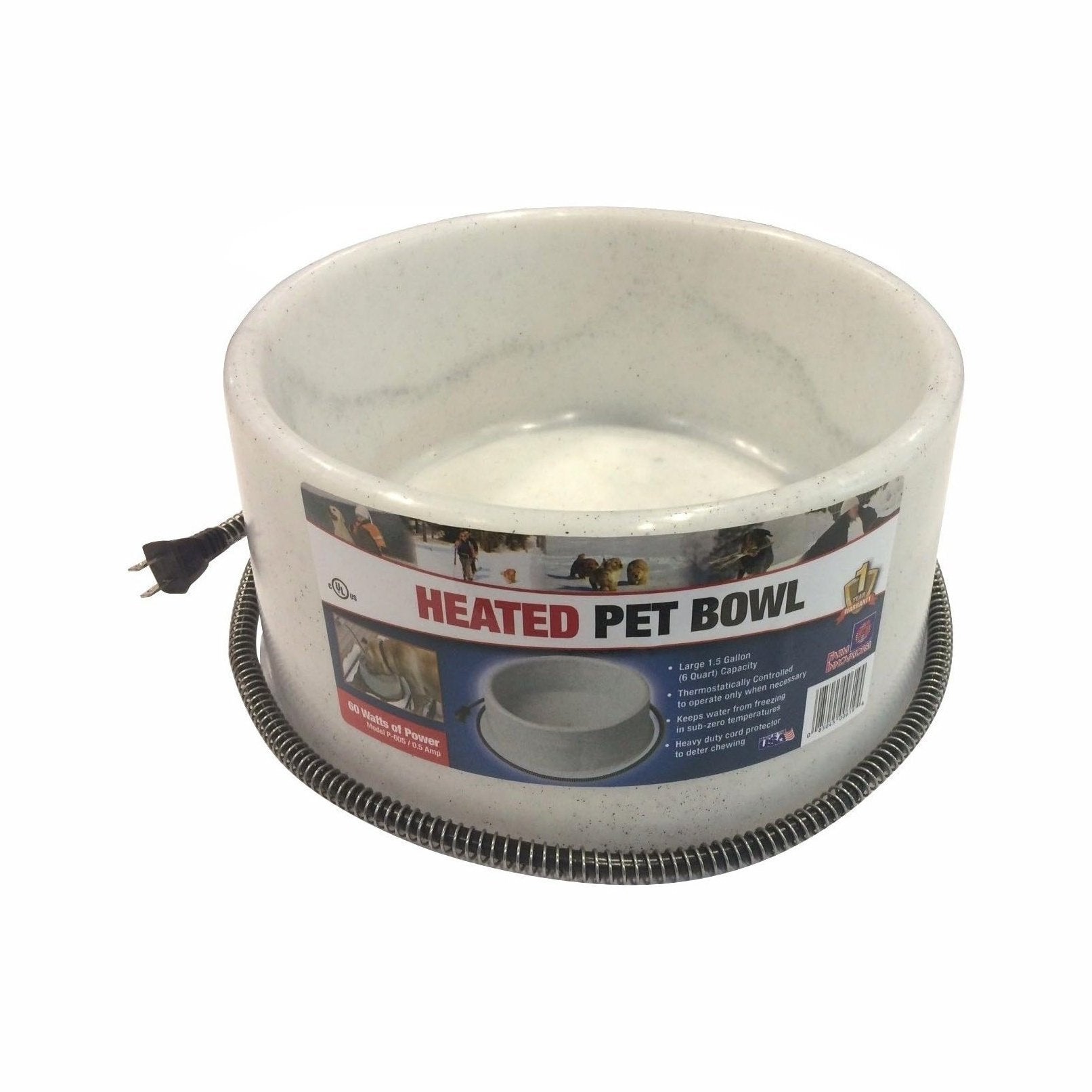 Bol chauffant pour animaux 1,5 Gal 60 Watts - Farm Innovators
