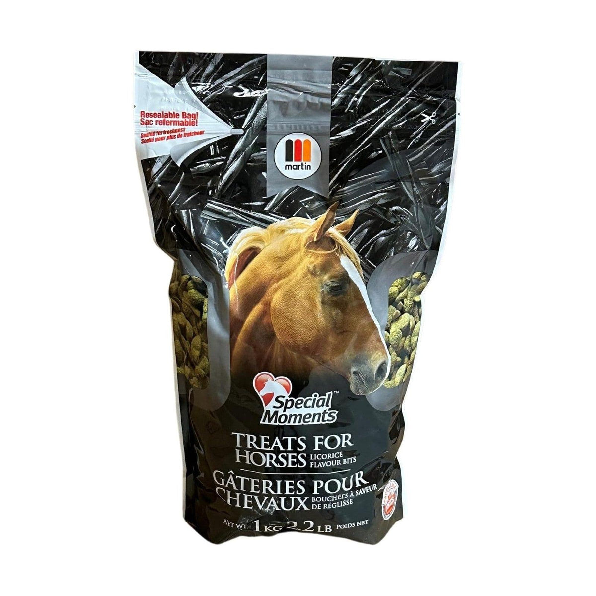 Gâteries pour chevaux, bouchées à saveur de réglisse - Martin