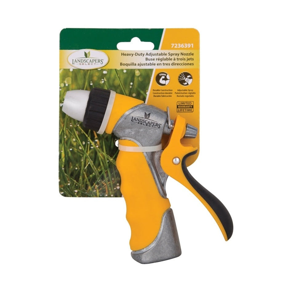 Landscapers Select - Yellow Metal and Plastic Heavy Duty Spray Nozzle 