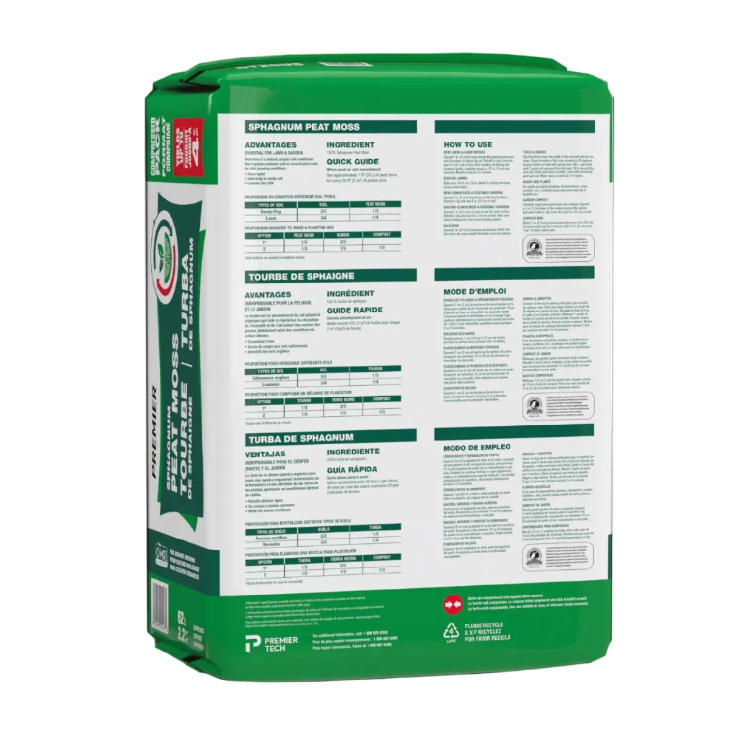 Premier - Peat Moss 3.8 cu.ft.