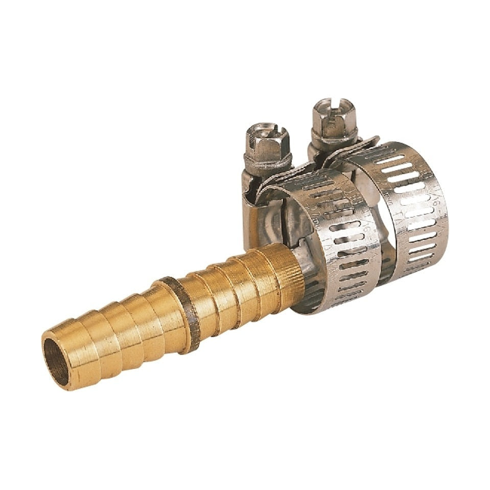 Landscapers Select - Hose Mender with Clamps, 1/2 in. Male, Brass
