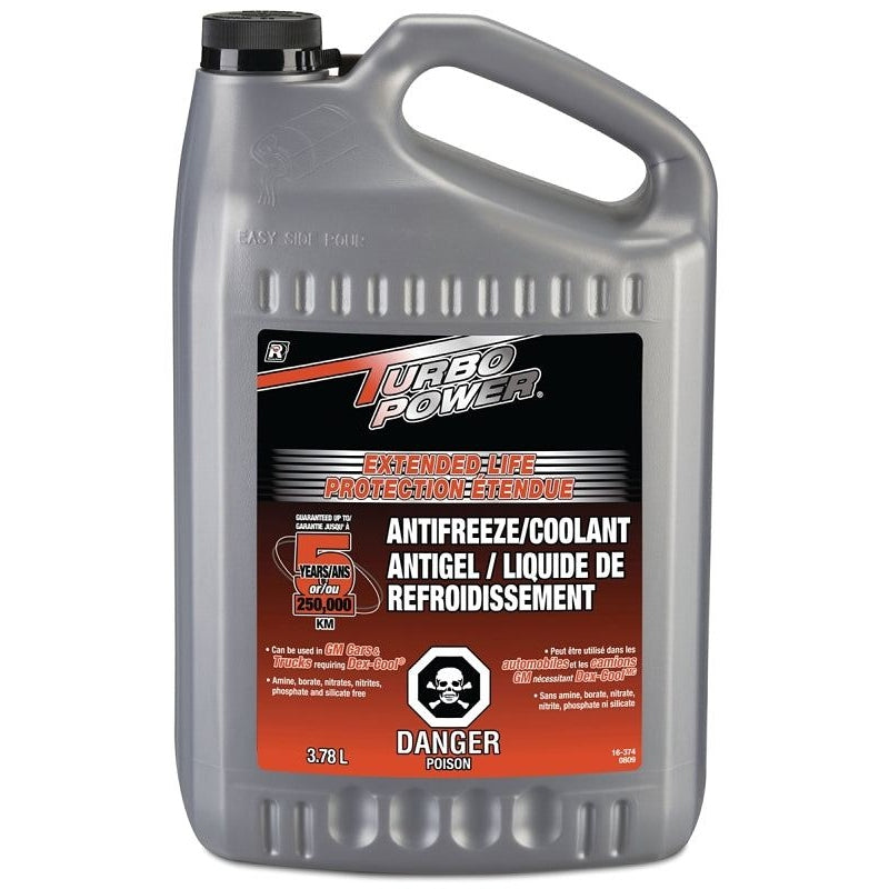 Antigel / liquide de refroidissement 3.78 L, Orange - Turbo Power