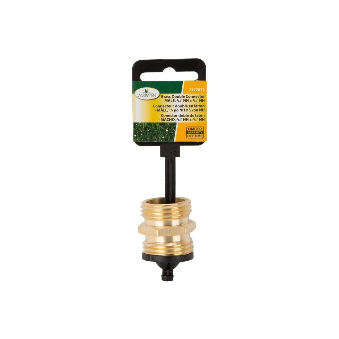 Landscapers Select - Garden Hose Connector, 3/4 NH x 3/4 NH in, Brass