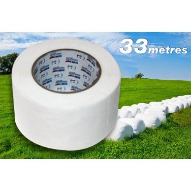 Ruban de balle en vinyle blanc 33m/72mm