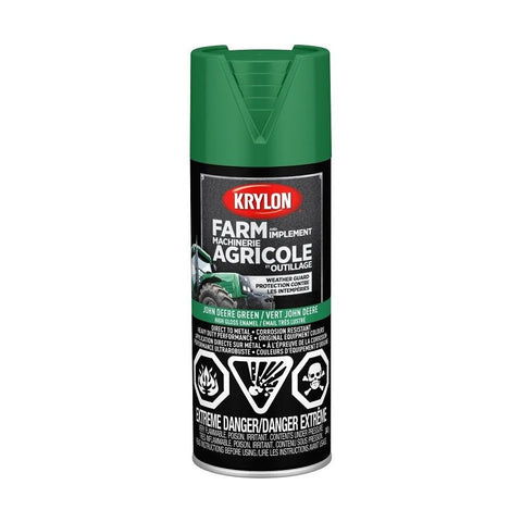 Peinture en aérosol pour fermes et outils agricoles (Vert John Deere) - Krylon