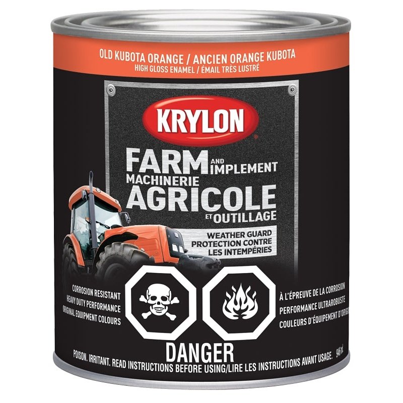 Krylon - Kubota Orange Paint