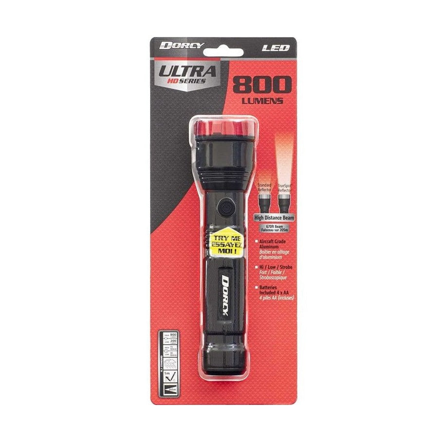 Dorcy - Flashlight, Ultra HD Series 41-4331, AA Batteries, 425 lumens 