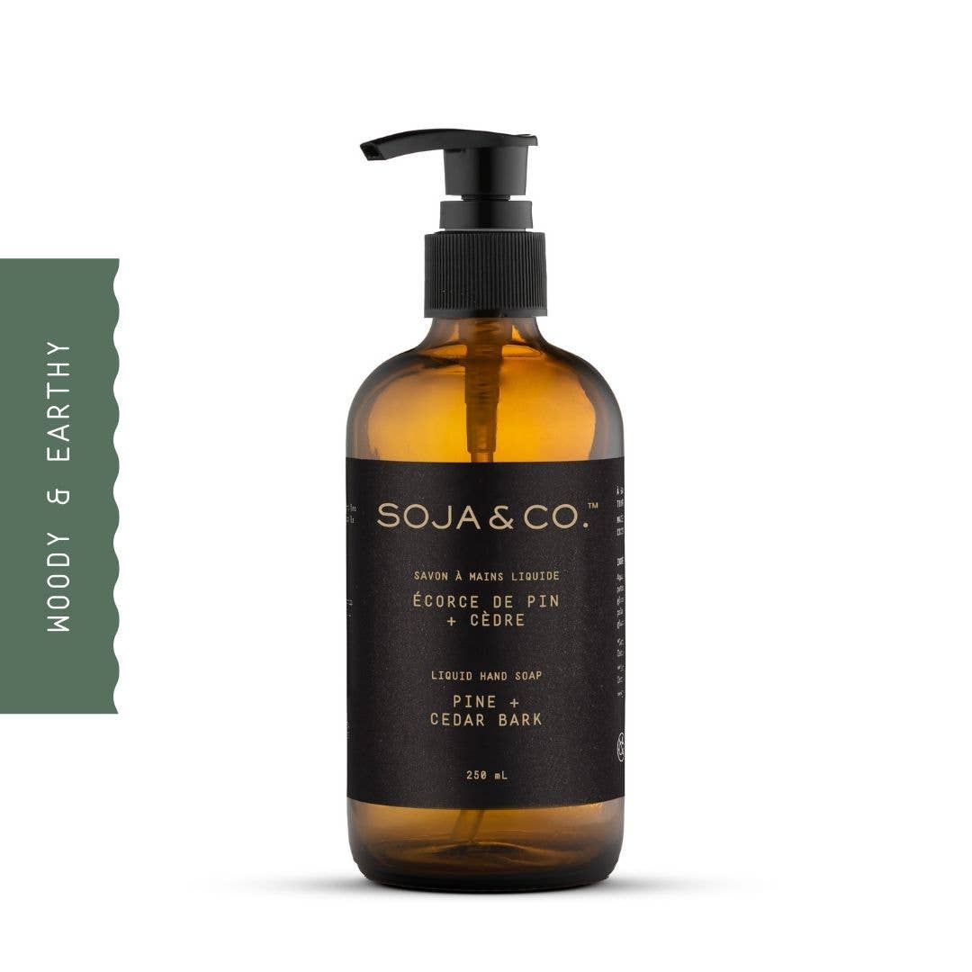 SOJA&CO. - Liquid Hand soap | Pine and Cedar Bark 