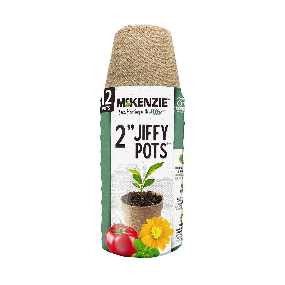 Pots de culture Jiffy, 2 po, (paquet de 12) - McKenzie
