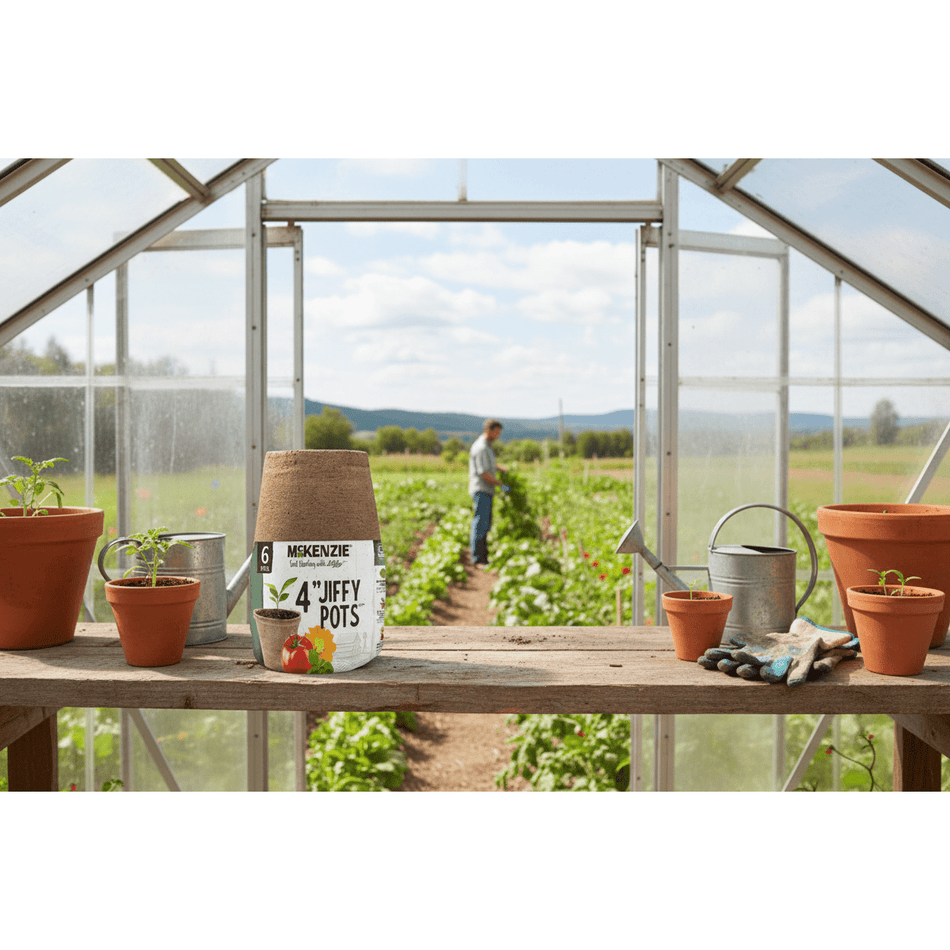 Pots de culture Jiffy, 4 po, (paquet de 6) - McKenzie