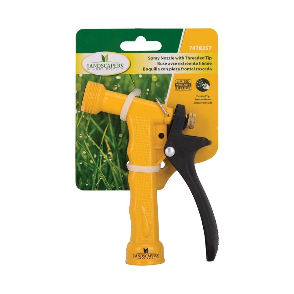 Buse de pulvérisation en métal, revêtement en poudre jaune - Landscapers Select