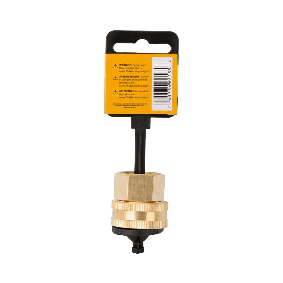 Raccord pivotant de tuyau d'arrosage, 1/2 NPT x 3/4 NH po, laiton - Landscapers Select