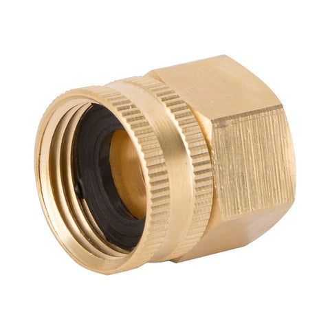 Landscapers Select - Garden Swivel Hose Connector, 3/4 NPT x 3/4 NH in, Brass