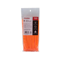ProSource - Self-Locking Cable Tie (8"), 50 lb, Orange Nylon 