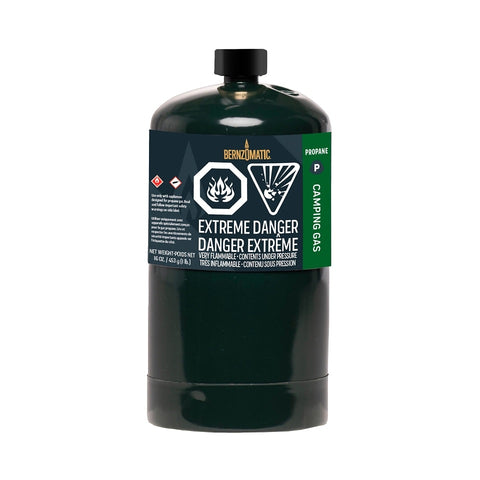 Bouteille de combustible propane de camping, 473 g - BernzOmatic