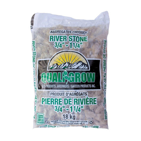 Quali Grow® - River Stone, 3/4" - 1-1/4" (18kg) 