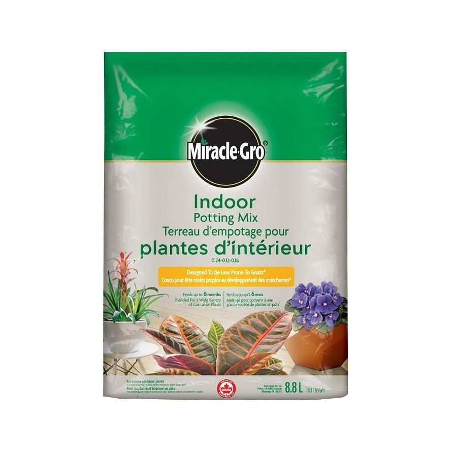 Terreau d'intérieur Miracle-Gro® fibres de coco et perlite, 8,8 L