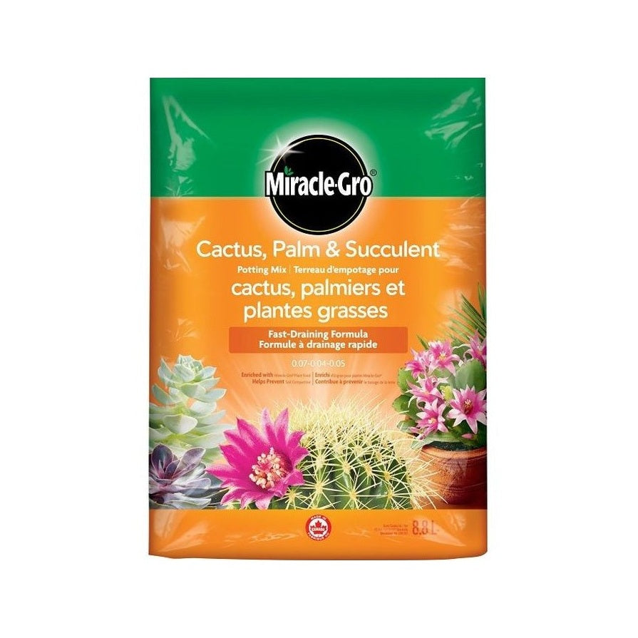 Terreau cactus, palmiers et succulentes Miracle-Gro®, 8,8 L