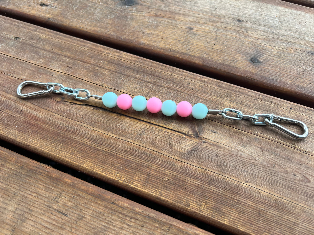 Gourmette à perles de silicone - MaRivale