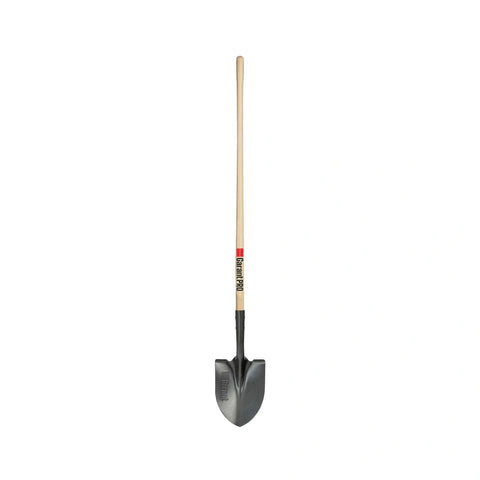 Pelle ronde, long manche en bois - Garant
