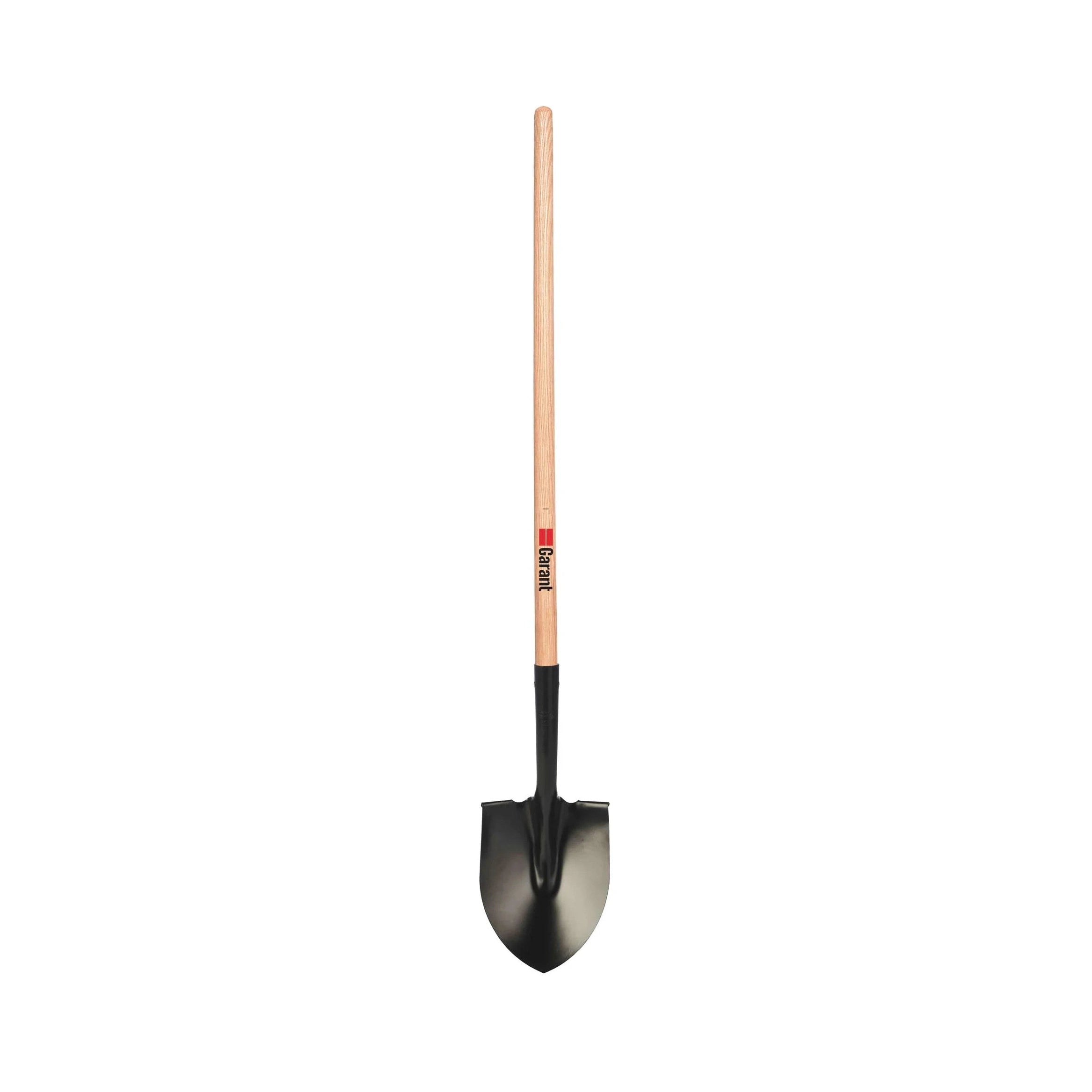 Garant - Round Shovel with Long Wooden Handle, 54 Inches, 80419