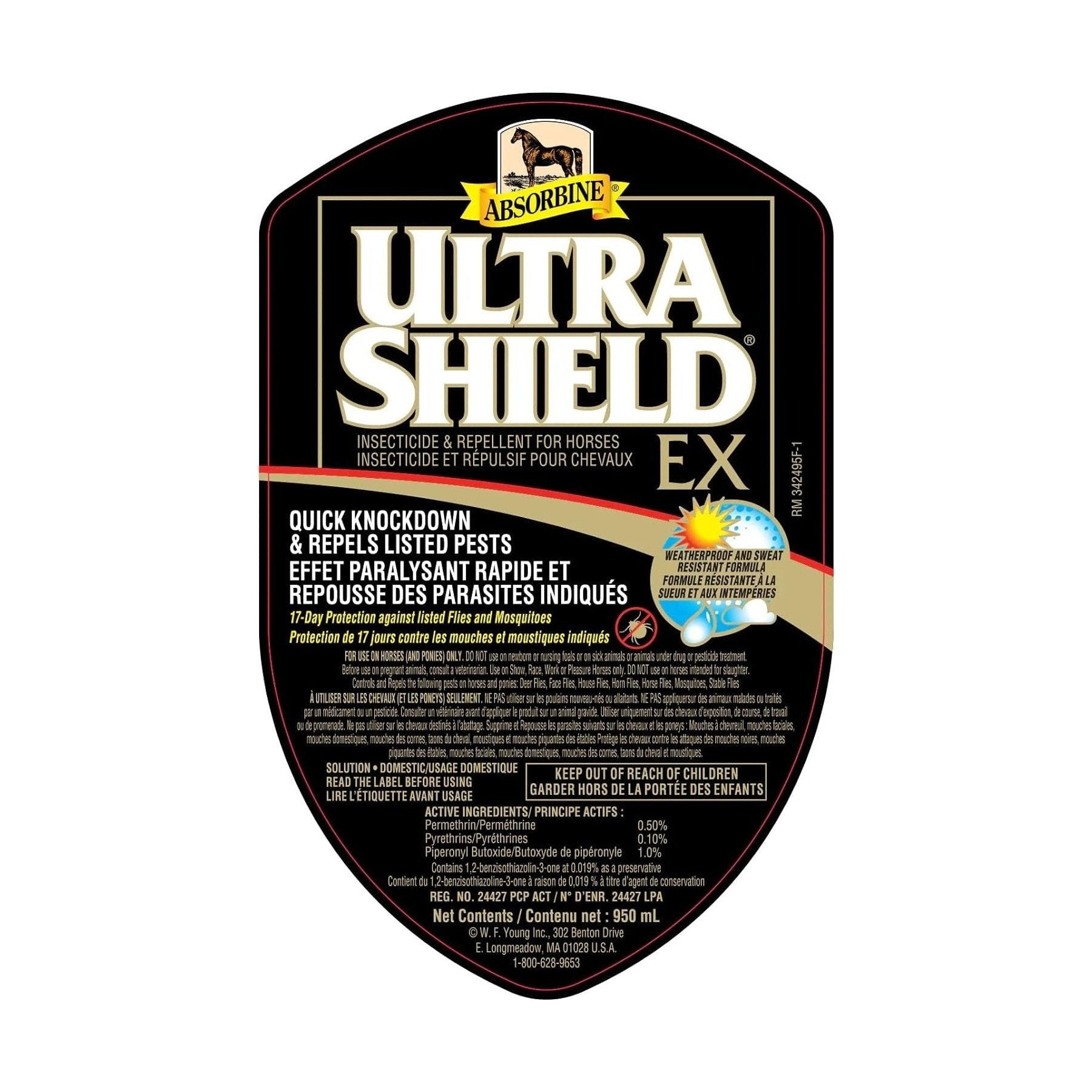 Absorbine - Ultrashield EX, Fly Spray, 950 ml 