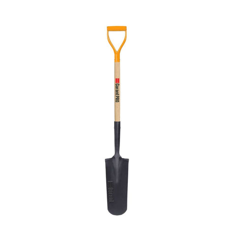 Pelle à drain, manche en bois - Garant