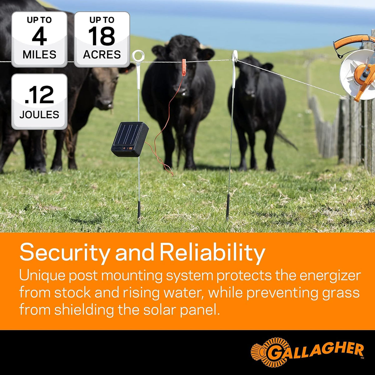 Gallagher - S12 Lithium Solar Energizer 