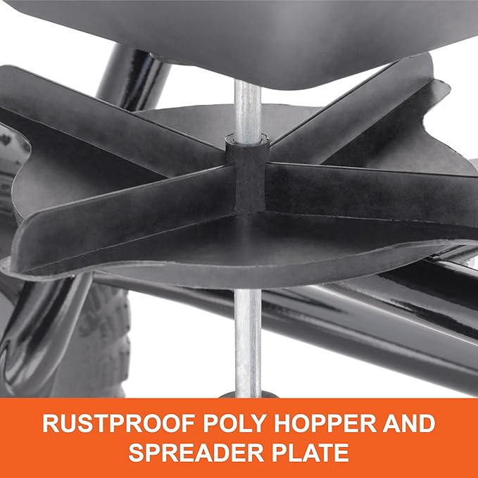 Agri-Fab - Professional Lawn and Seed Spreader with an 85 lb Capacity, Covering Approximately ¼ Acre (14,000 sq ft) 