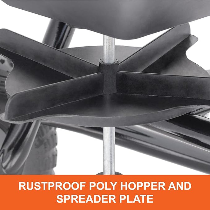 Agri-Fab - Professional Lawn and Seed Spreader with an 85 lb Capacity, Covering Approximately ¼ Acre (14,000 sq ft) 