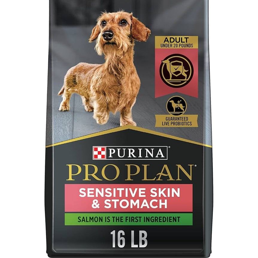 Pro Plan adulte peaux et estomacs sensibles petites races nourriture sèche saumon et riz - Purina