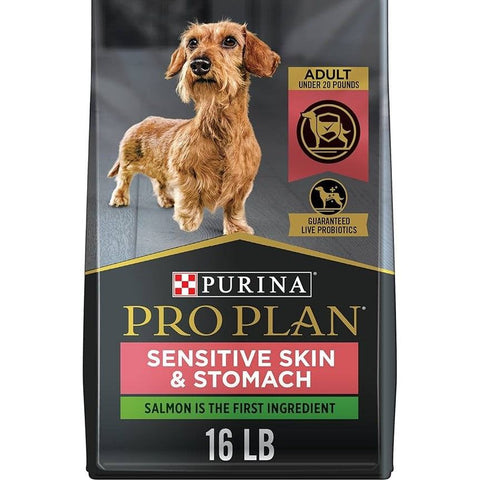 Pro Plan adulte peaux et estomacs sensibles petites races nourriture sèche saumon et riz - Purina